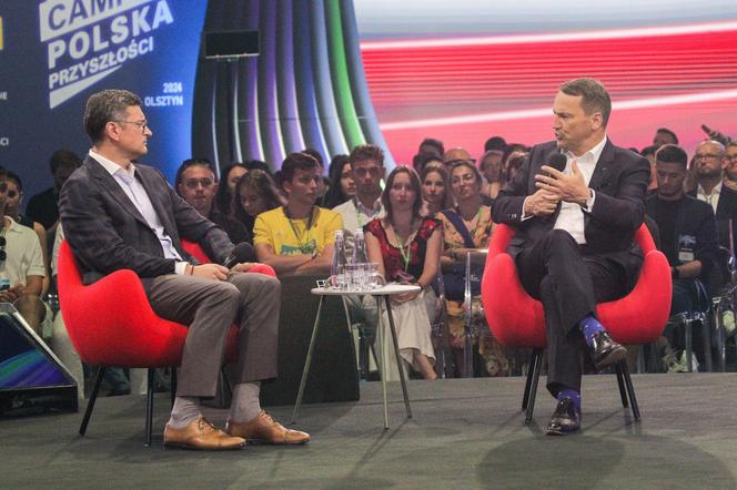 OLSZTYN CAMPUS POLSKA PRZYSZŁOŚCI 2024 Radosław Sikorski, Dmytro Kułeba 