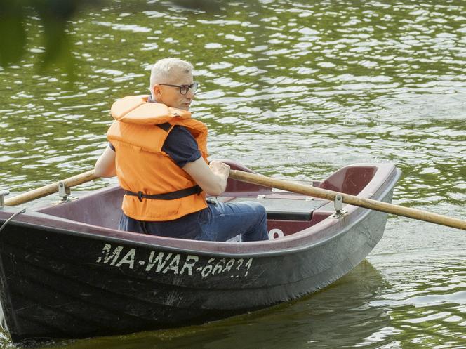 Senator Krzysztof Kwiatkowski relaksuje się na łonie natury