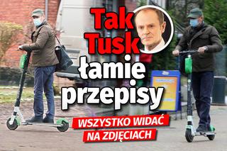 Tusk wyjechał na ulicę po stracie prawa jazdy! Niestety znów łamie prawo [FOTO]