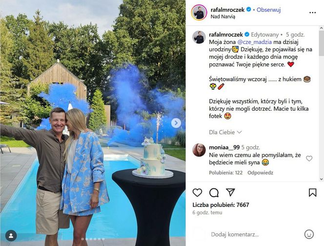 Urodziny żony Rafała Mroczka na bogato