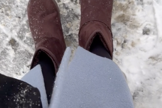 M jak miłość, Marta Chodorowska (Julia) na planie