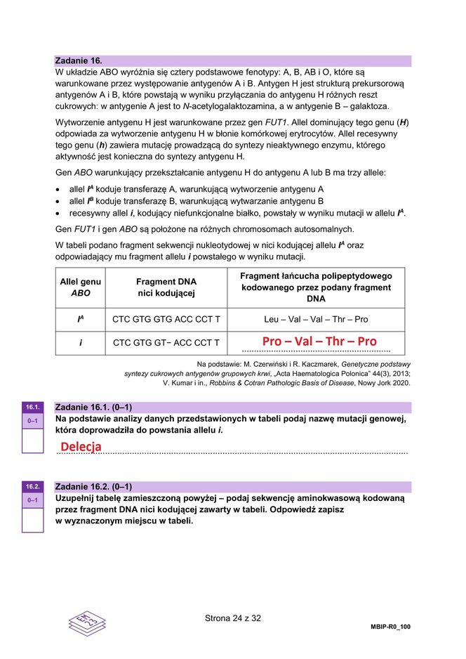 Matura 2025 biologia rozszerzona: ODPOWIEDZI do wszystkich zadań, gotowe rozwiązania matury z biologii rozszerzonej [9.05.2025]	