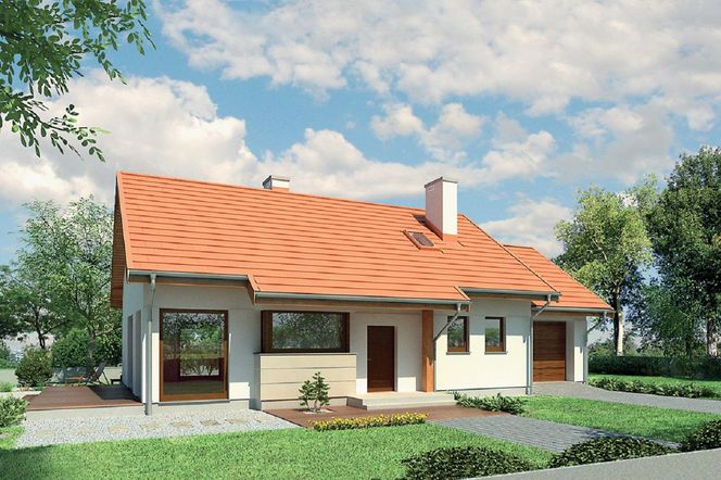M141 Szum morza został zaprojektowany jako klasyczny dom parterowy