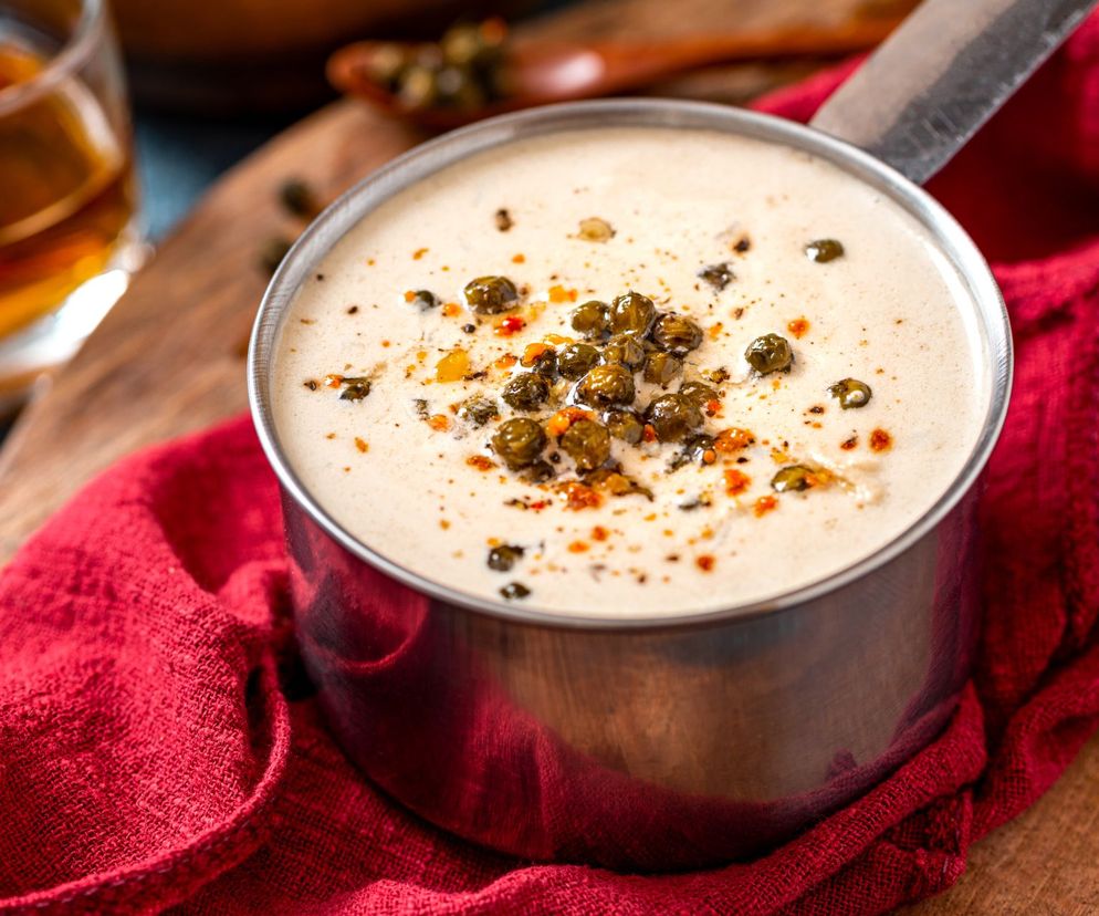 sos z zielonego pieprzu