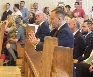 Karol Nawrocki z małżonką w USA. Tak przyjęto ich w Doleystown