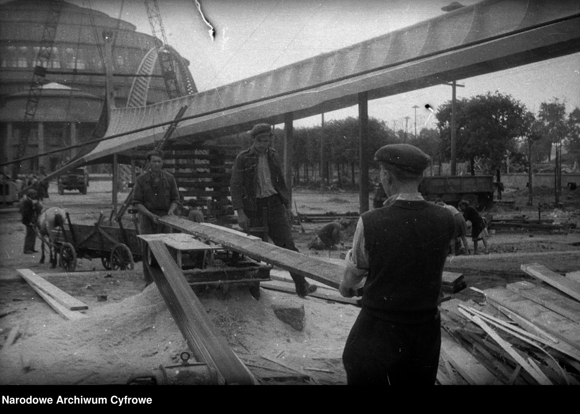 Budowa Hali Stulecia we Wrocławiu