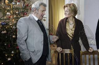 Wigilia w Klanie w 2008 roku. Jerzy (Andrzej Grabarczyk), Elżbieta (Barbara Bursztynowicz)