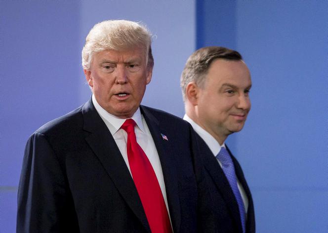 Andrzej Duda i prezydent USA Donald Trump