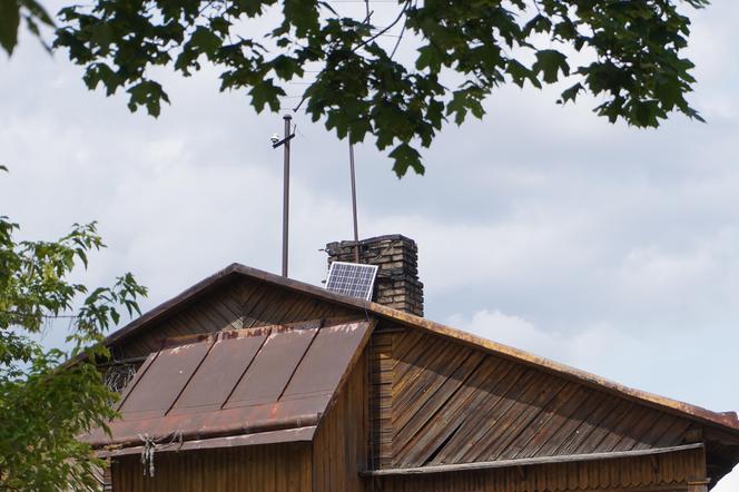 Drewniany zabytkowy dom w centrum Białegostoku. To część "Kwartału Kaczorowskiego" przy ul. Mazowieckiej