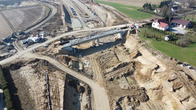 Trwa budowa S7 na odcinku Miechów - Szczepanowice