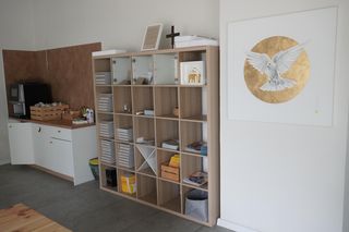 Kościół w bloku mieszkalnym na osiedlu Łacina