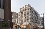 Wstępna wizualizacja apartamentowca od ROARK Studio w miejscu Solpolu
