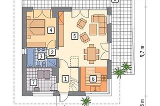 C444 Czterolistna koniczyna - wizualizacje, plany, aranżacje