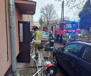 Pożar przy Żeromskiego w Starachowicach