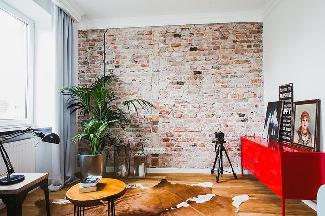 Salon z kuchnią w kamienicy w stylu eklektycznym