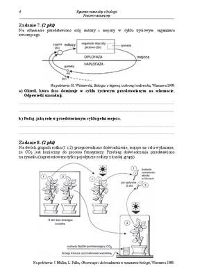 Arkusz biologia rozszerzony matura 2014