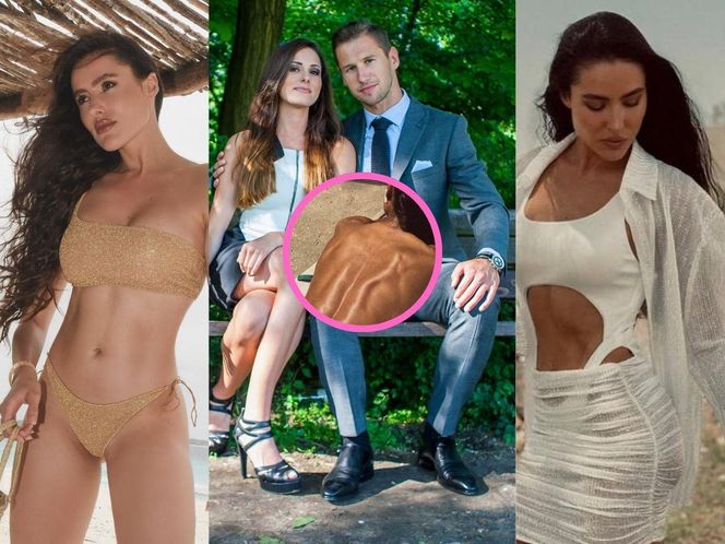 Grzegorz Krychowiak i Celia Jaunat