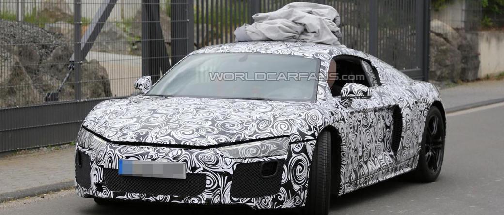 Audi R8 2015 - zdjęcia szpiegowskie