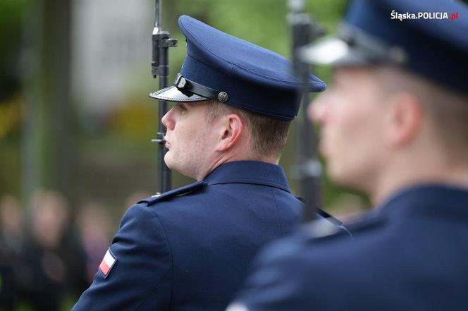 Uroczyste ślubowanie 69 nowych policjantów  w Oddziale Prewencji Policji w Katowicach