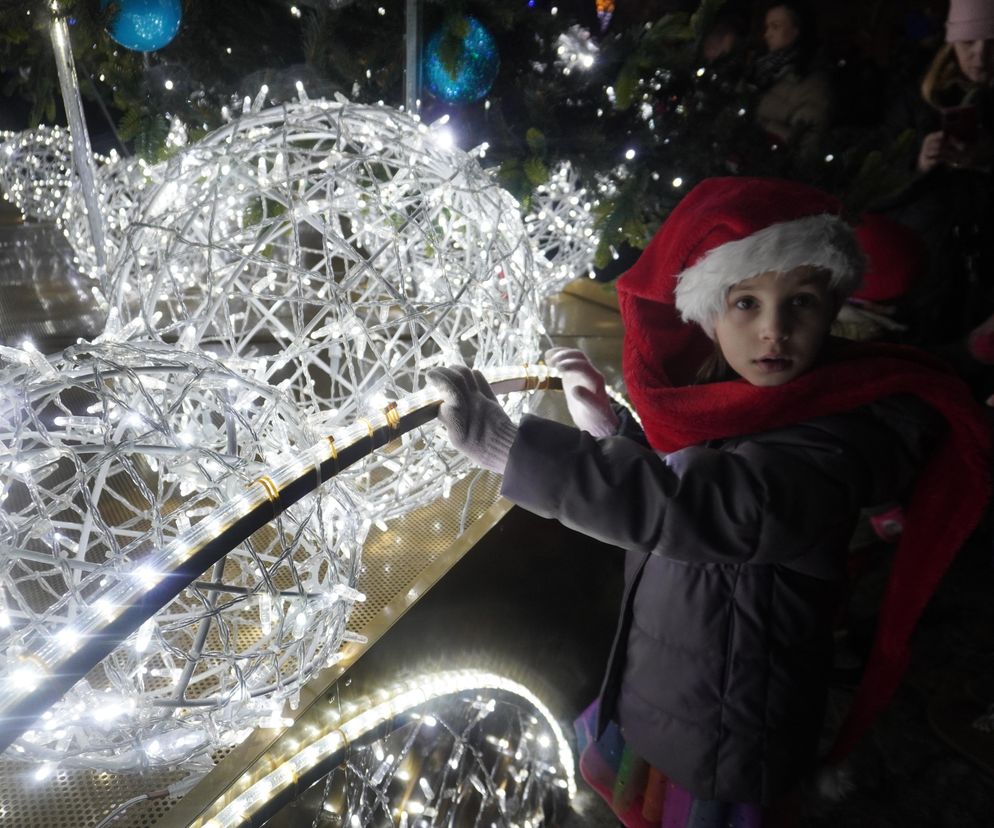 16-metrowa choinka i świąteczne iluminacje w centrum Kielc!