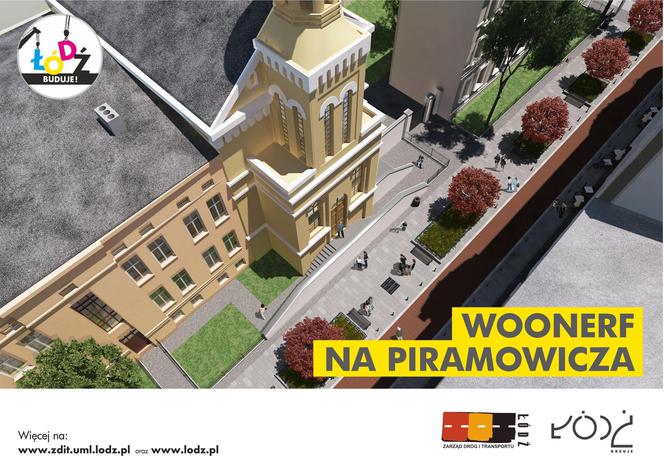 Woonerf na Piramowicza - wizualizacje