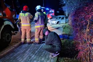 17-latek skosił autem słup energetyczny