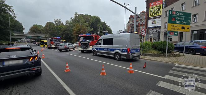 Groźny wypadek w Bytomiu. Jedna osoba poszkodowana