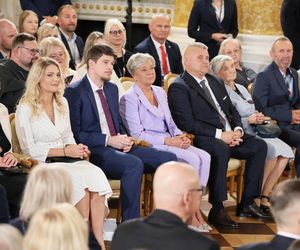 Oto teściowie Karola Nawrockiego. Rodzice Marty Nawrockiej na Zamku Królewskim