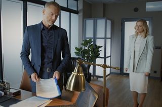 M jak miłość, odcinek 1842: Julia Malicka (Marta Chodorowska), Andrzej Budzyński (Krystian Wieczorek)