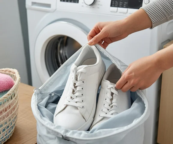 Wymieszaj 2 łyżki z płynem i wrzuć brudne buty do pralki, a będą jak nowe. Czyste i śnieżnobiałe. Pranie białych butów
