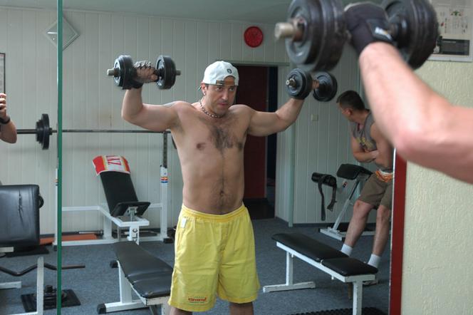 Marcin Miller na siłowni