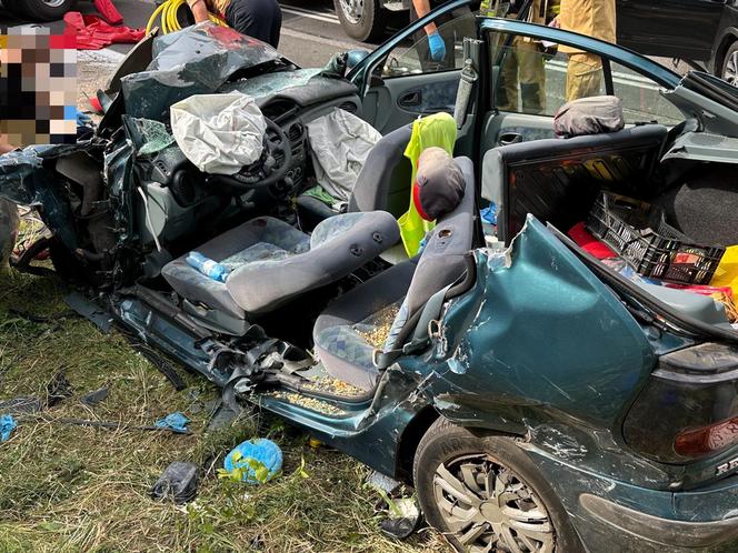 Tragiczny wypadek w miejscowości Obodowo. Nie żyje kobieta, wielu poszkodowanych 