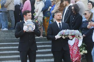 Pogrzeb Tomasza Jakubiaka. Pełne emocji pożegnanie żony i podziękowania za dar