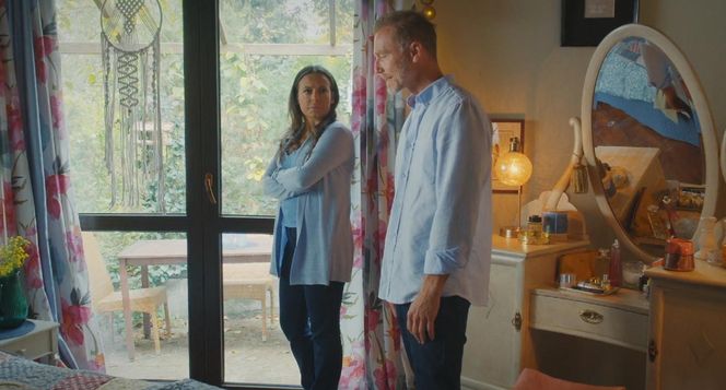 M jak miłość odc. 1836. Magda (Anna Mucha), Andrzej Budzyński (Krystian Wieczorek)