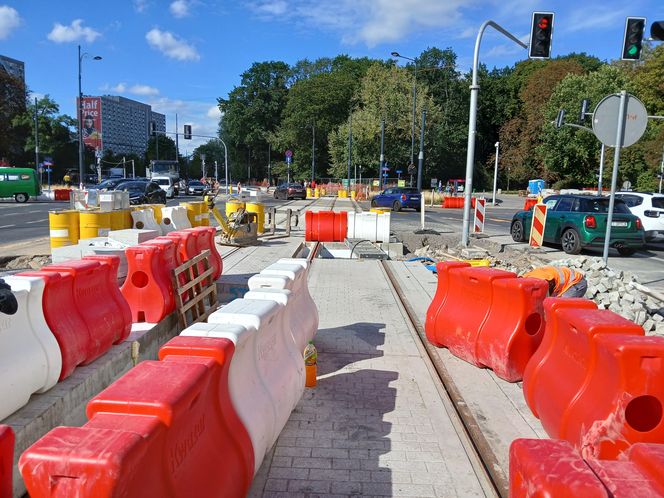 Przebudowa torowiska tramwajowego na ul. Marszałkowskiej w Warszawie