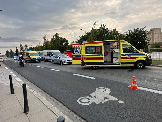 Wypadek w al. Solidarności 