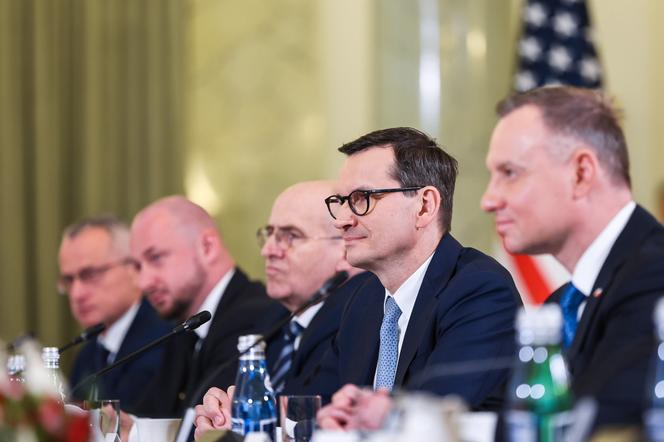 Mateusz Morawiecki spotkał się z Dudą i Bidenem