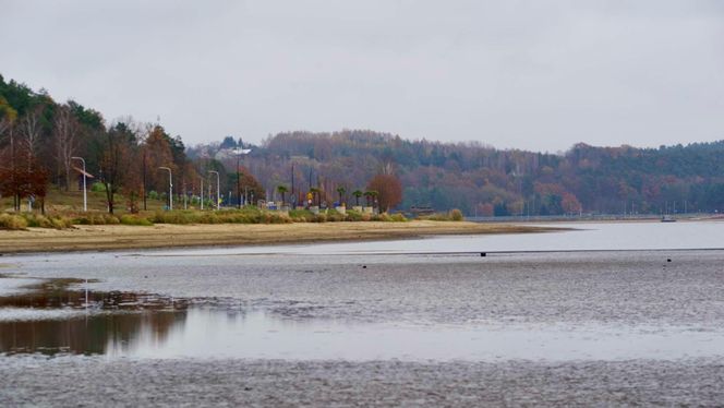 Mroczne klimaty nad zalewem brodzkim. Idealne na spacer dla fotografów