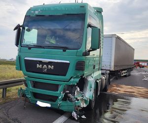 Karambol na S5 koło Kościana. Jedna kolizja za drugą