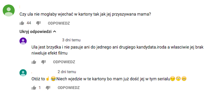 M jak miłość. Ula (Iga Krefft) ofiarą hejtu