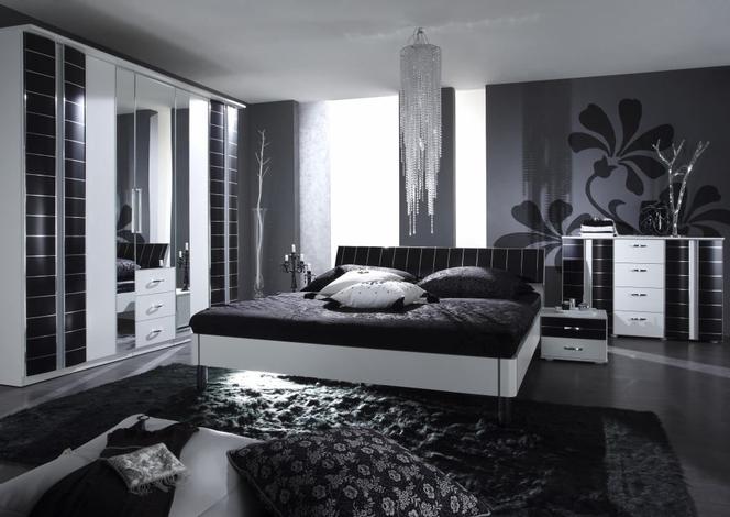 Styl glamour w sypialni