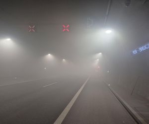 Tunel na Zakopiance został zamknięty. Przeprowadzono specjalną akcję służb ratunkowych