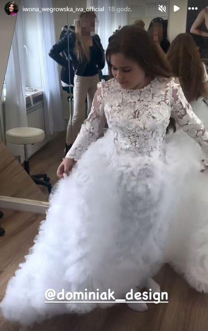 Komunia córki Iwony Węgrowskiej