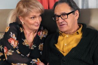 Barwy szczęścia, odcinek 3176: Małgorzata (Adrianna Biedrzyńska), Jerzy (Bronisław Wrocławski)