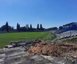 Trwa rozbiórka stadionu Ruchu Chorzów