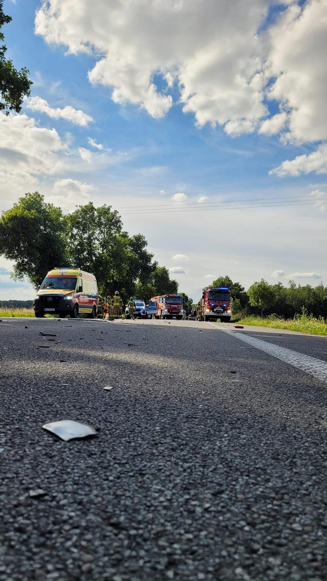 Wpadek na DK2 w pobliżu Zbuczyna