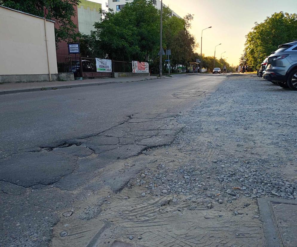 Nawierzchnia ulicy Kraszewskiego będzie frezowana w różnych dniach na dwóch odcinkach