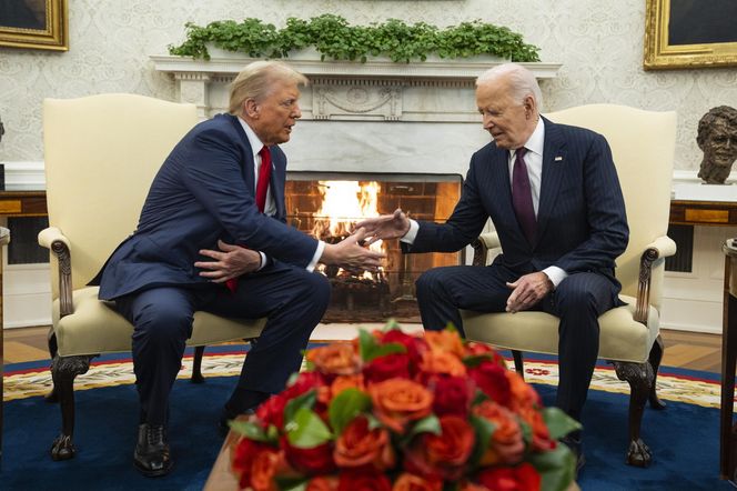 Trump przyjechał do Białego Domu! Plotki o Bidenie szaleją