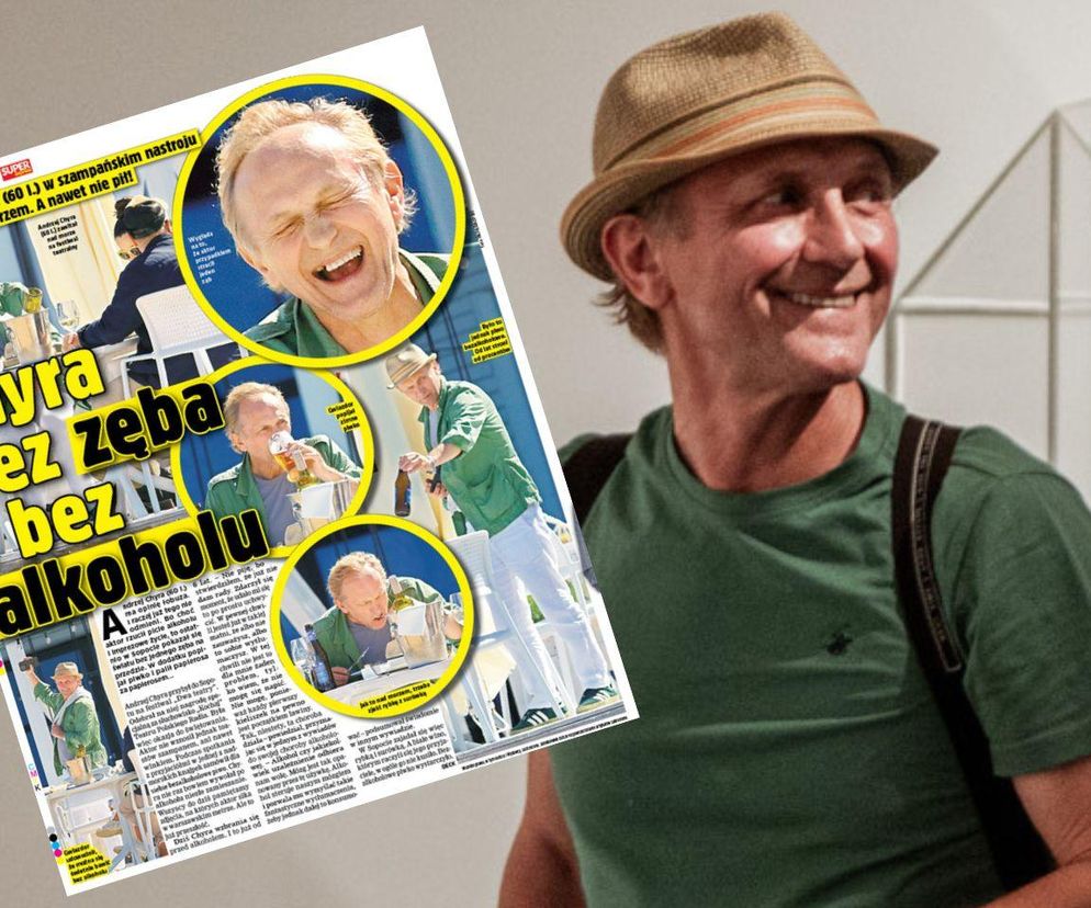 Andrzej Chyra z nowym uśmiechem