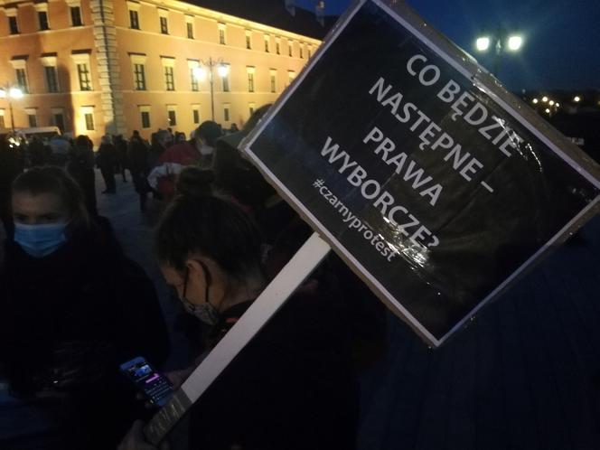 Protest kobiet w Warszawie 30.10.2020